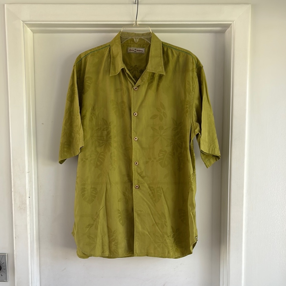 Tommy Bahama Olive Green Men's Shirt
